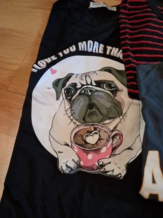 Lote 4 Camisetas Estampadas
