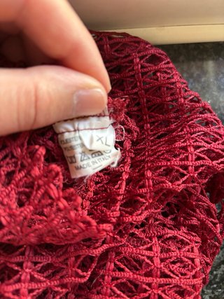 Copricostume o camicia multiuso colore rosso