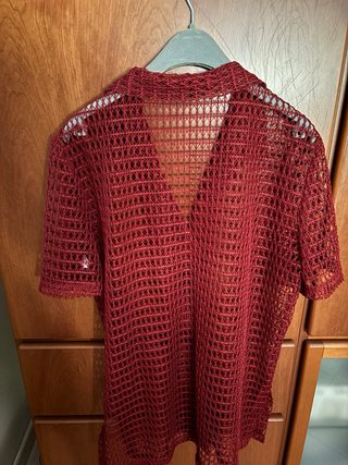 Copricostume o camicia multiuso colore rosso
