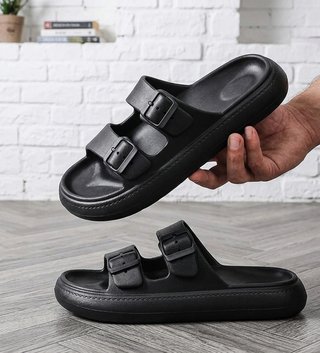 Sandalias Ergonómicas Doble Hebilla Talla 40/41