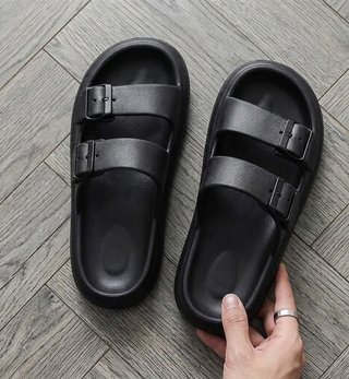 Sandalias Ergonómicas Doble Hebilla Talla 40/41