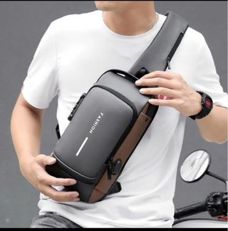 Mochila Bandolera Antirrobo Carga USB