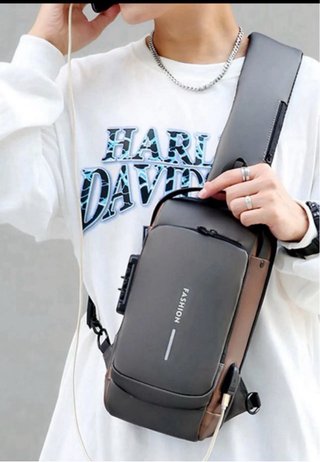 Mochila Bandolera Antirrobo Carga USB