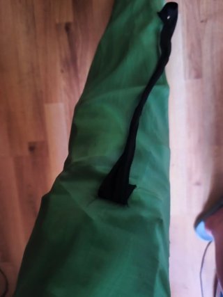 Silla de camping plegable verde
