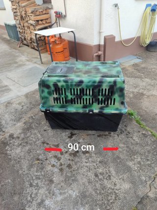 Jaula Transportin Perro Grande Camuflaje