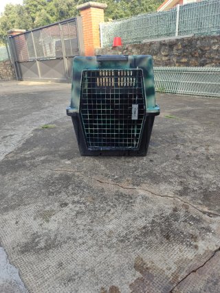 Jaula Transportin Perro Grande Camuflaje