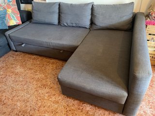 Sofá Cama IKEA Friheten Chaise Longue Gris