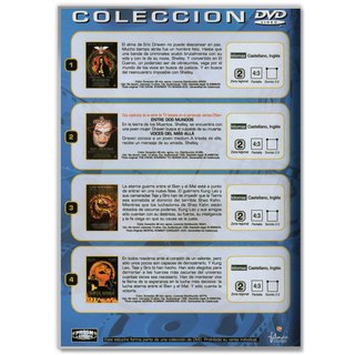 4 PELICULAS ACCIÓN (Artes Marciales,Mark Dacascos)
