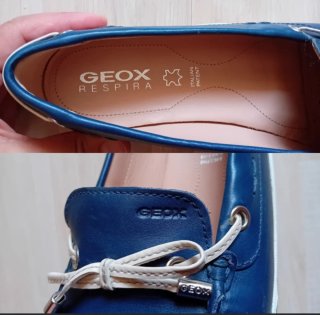 Mocassini donna Geox blu n.39