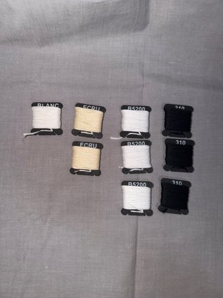 Hilos CXC Punto de Cruz (Blanc, Ecru, B5200, 310)