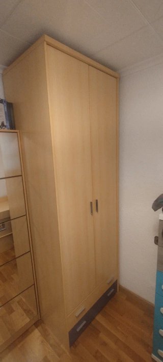 SOLO HOY Pack Muebles Habitación: Cama + Armario
