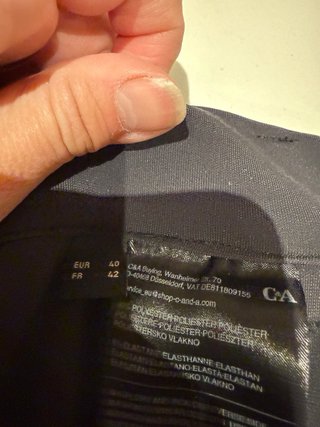 Pantalón ancho marrón - talla grande