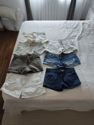 Lote de Pantalones Cortos Mujer Talla Única