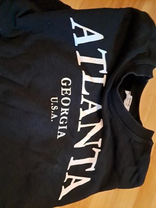 Sudadera corta Bershka Atlanta Georgia