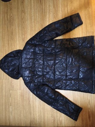Abrigo Emporio Armani Negro Caballero