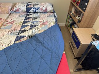Edredón patchwork cama 90