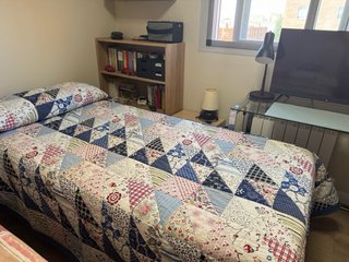 Edredón patchwork cama 90