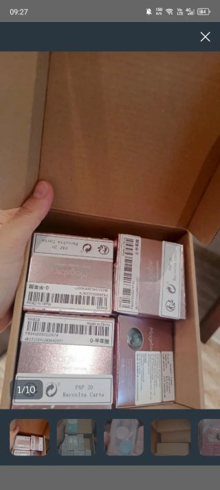Lentillas sin borde  1 año kit completo 10 euritos