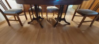Mesa comedor extensible + 6 sillas