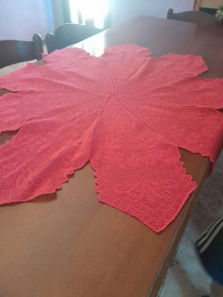 Stella Natale uncinetto fatta a mano