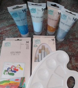 Kit Pintura Acrílico y Acuarela