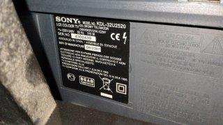 Televisor Sony Bravia Plata 32"