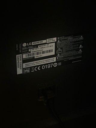 Televisor LG Negro