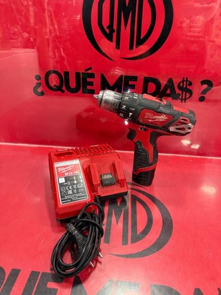 Taladro Percutor Milwaukee M12 BPD + batt+carg