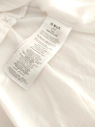Blusa blanca ONLY talla M