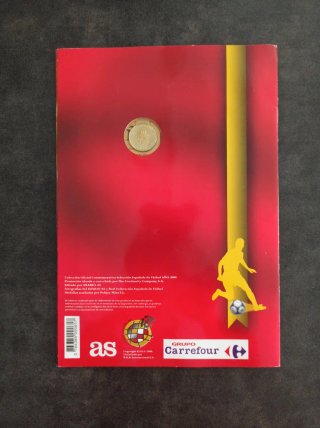 Álbum y monedas Selección Española Fútbol 2000