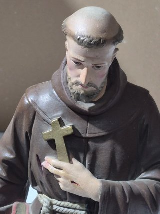 Figura San Francisco de Asís de 42 cen