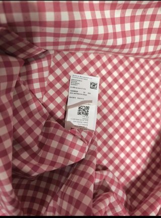 Camisa BOSS cuadros rosa y blanco