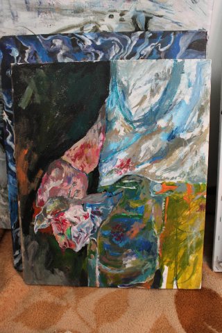 Lote de cuadros abstractos 60€