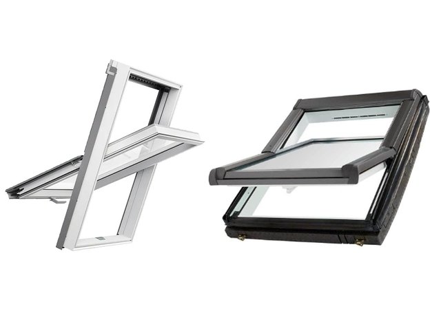 Ventana de Techo Aluminio-Laca 114x118