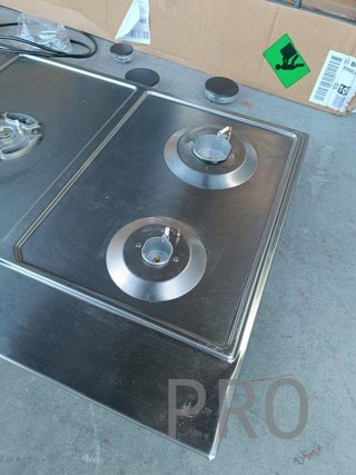 Placa de gas, 5 Zonas de Cocción, Control de llam