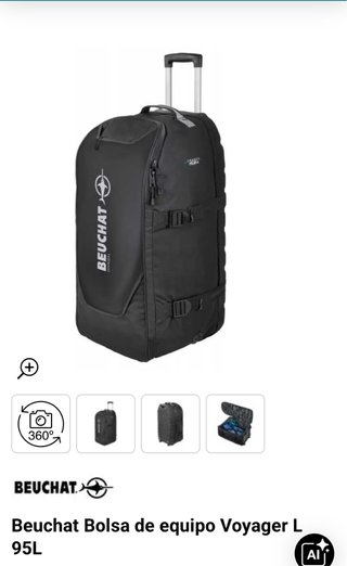 Mochila de Viaje Buceo Beuchat 90L
