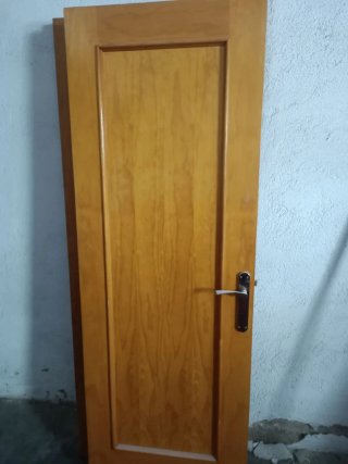 Puerta Madera Pino Maciza