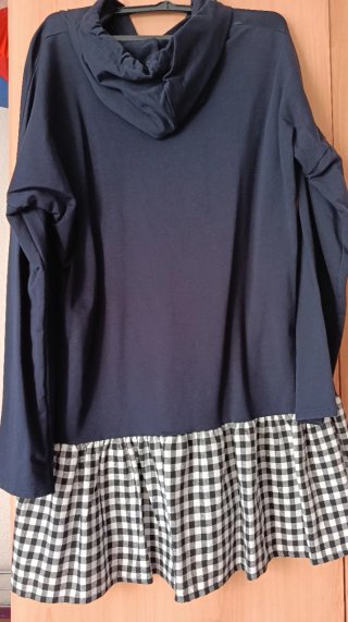 Vestito sportivo donna blu e bianco