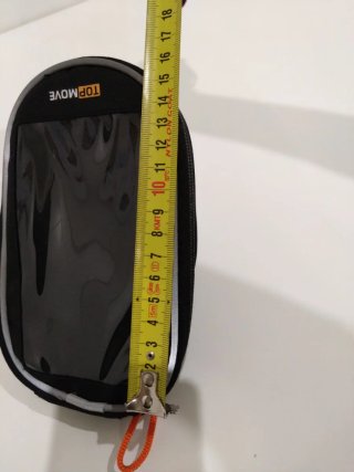 Bolsa manillar bici táctil