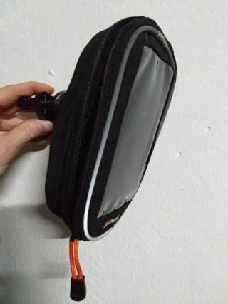 Bolsa manillar bici táctil