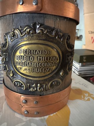 Antigua botella vacia rara Luis Felipe