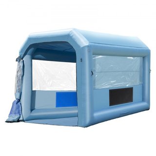 Cabina de Pintura Inflable, 13.1 x 9.8 x 9 pies/4 x 3 x 2.7 m Cabina de Spray Inflable, con Soplador Potente de 750W y Sistema de Filtro de Aire, Cabina de Pintura Portátil para Motocicletas, Bici...