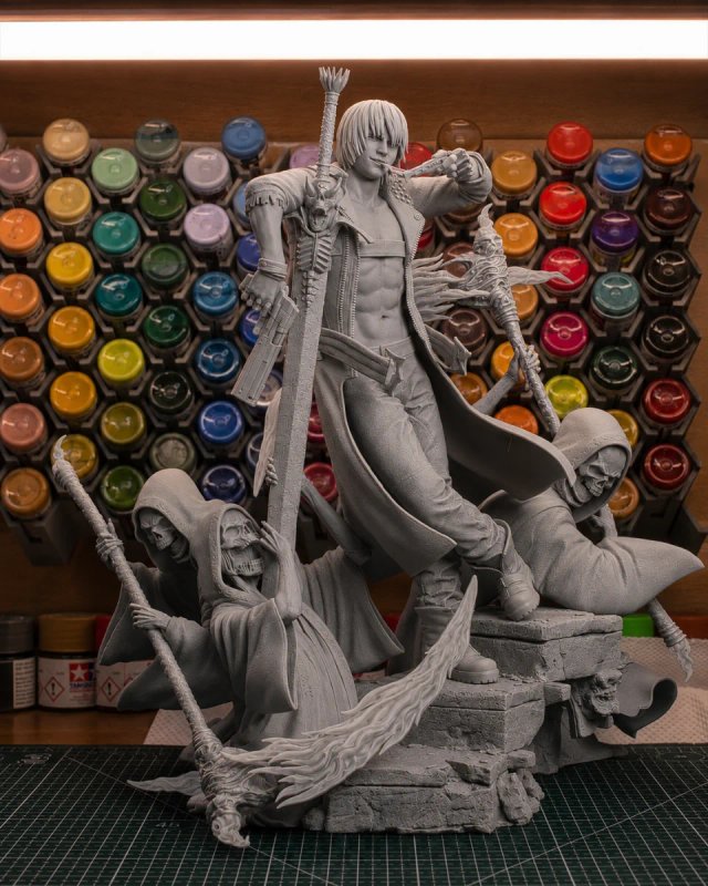 Dante Devil May Cry Diorama figure