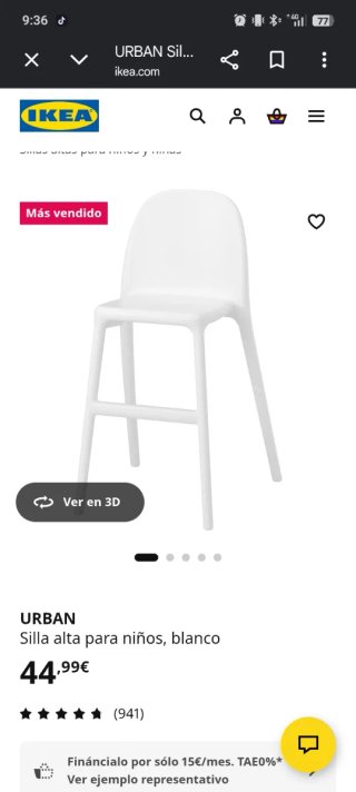 2 Sillas Urban Ikea Verdes