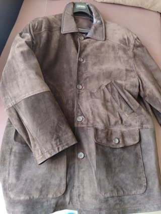 Chaqueta Pierre Cardin Piel Marrón Talla 56