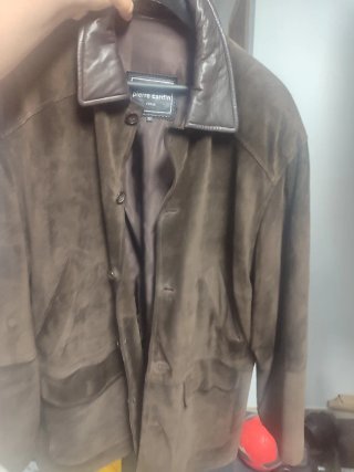 Chaqueta Pierre Cardin Piel Marrón Talla 56