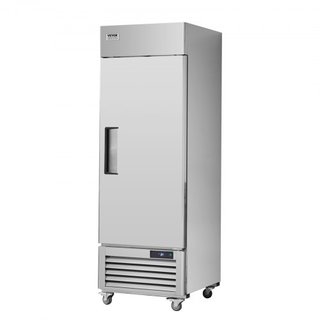 Congelador Comercial 20.12 Pies Cúbicos, Congelador Vertical de Una Puerta, Congelador de Acero Inoxidable con Descongelación Automática y 3 Estantes Ajustables, Control de Temperatura de -13 a 5℉...