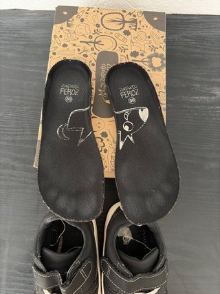 Zapato Feroz Cheste Rocker Talla 30 Negro