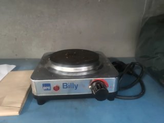 Piastra elettrica da campeggio