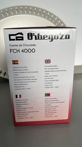 Fuente de Chocolate Orbegozo FCH 4000